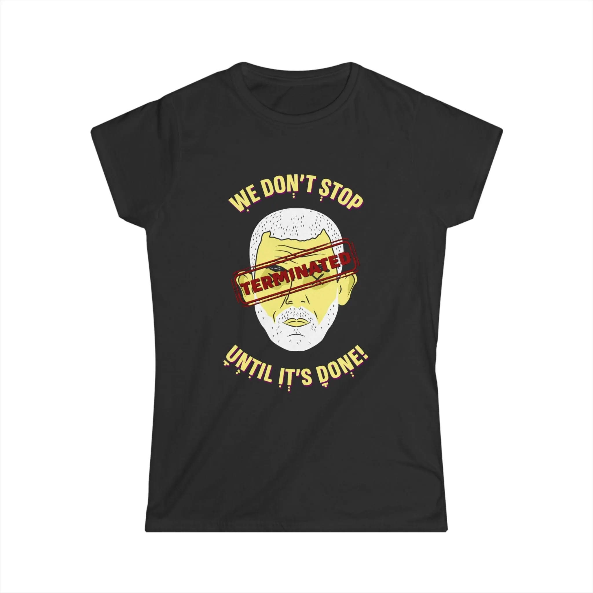 "How It Ends" Black Custom T-Shirt for Women - For Hanan