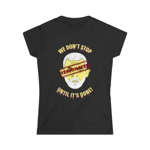 "How It Ends" Black Custom T-Shirt for Women - For Hanan