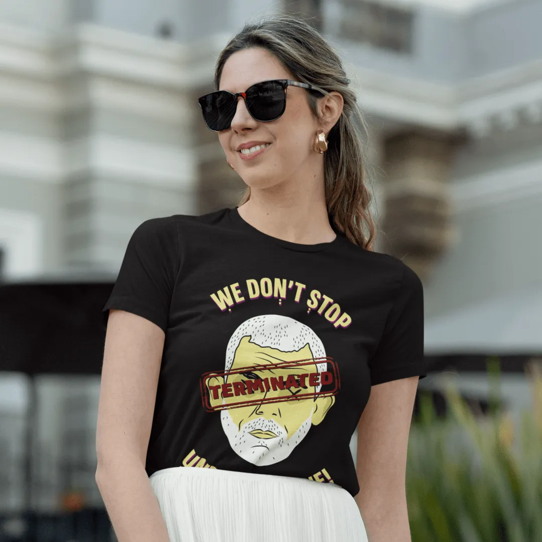 "How It Ends" Black Custom T-Shirt for Women - For Hanan