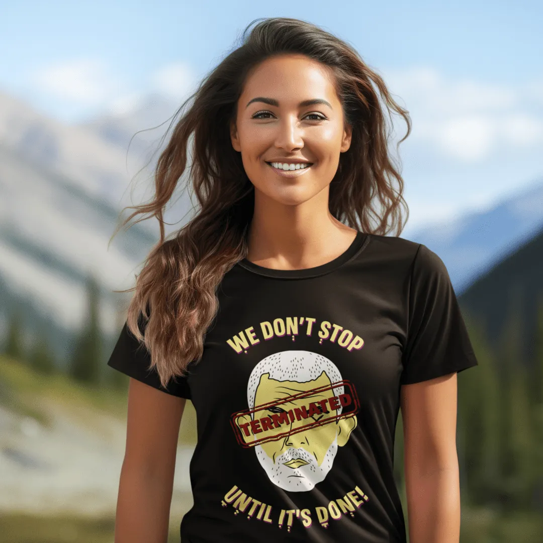 "How It Ends" Black Custom T-Shirt for Women - For Hanan