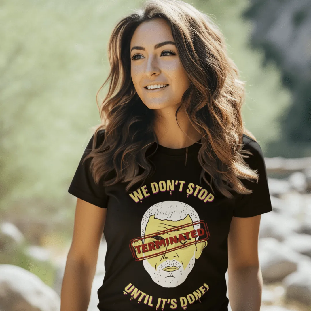 "How It Ends" Black Custom T-Shirt for Women - For Hanan