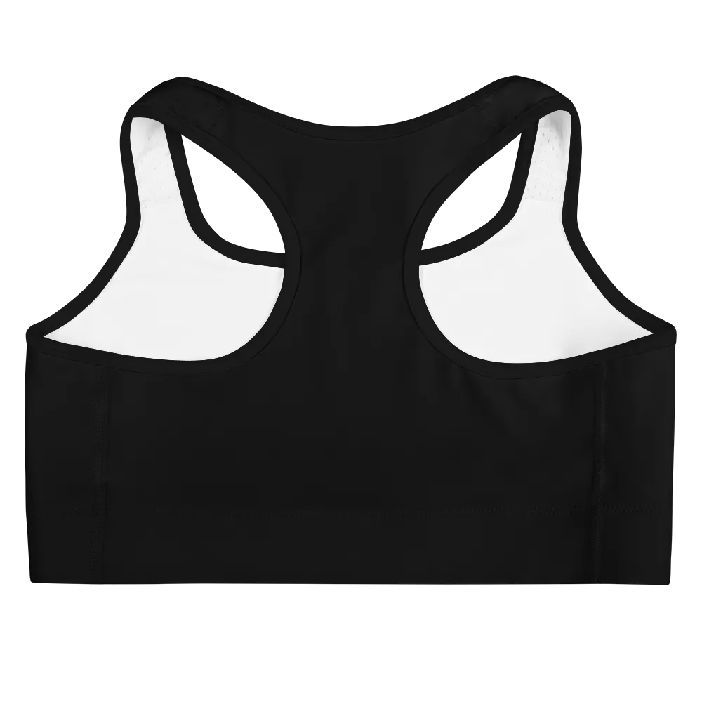 "HYPNOTIST" Sports bra black