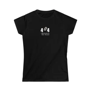 "Motivation Not Found" Black Custom T-Shirt for Women  | Art by Noa Bar Lev
