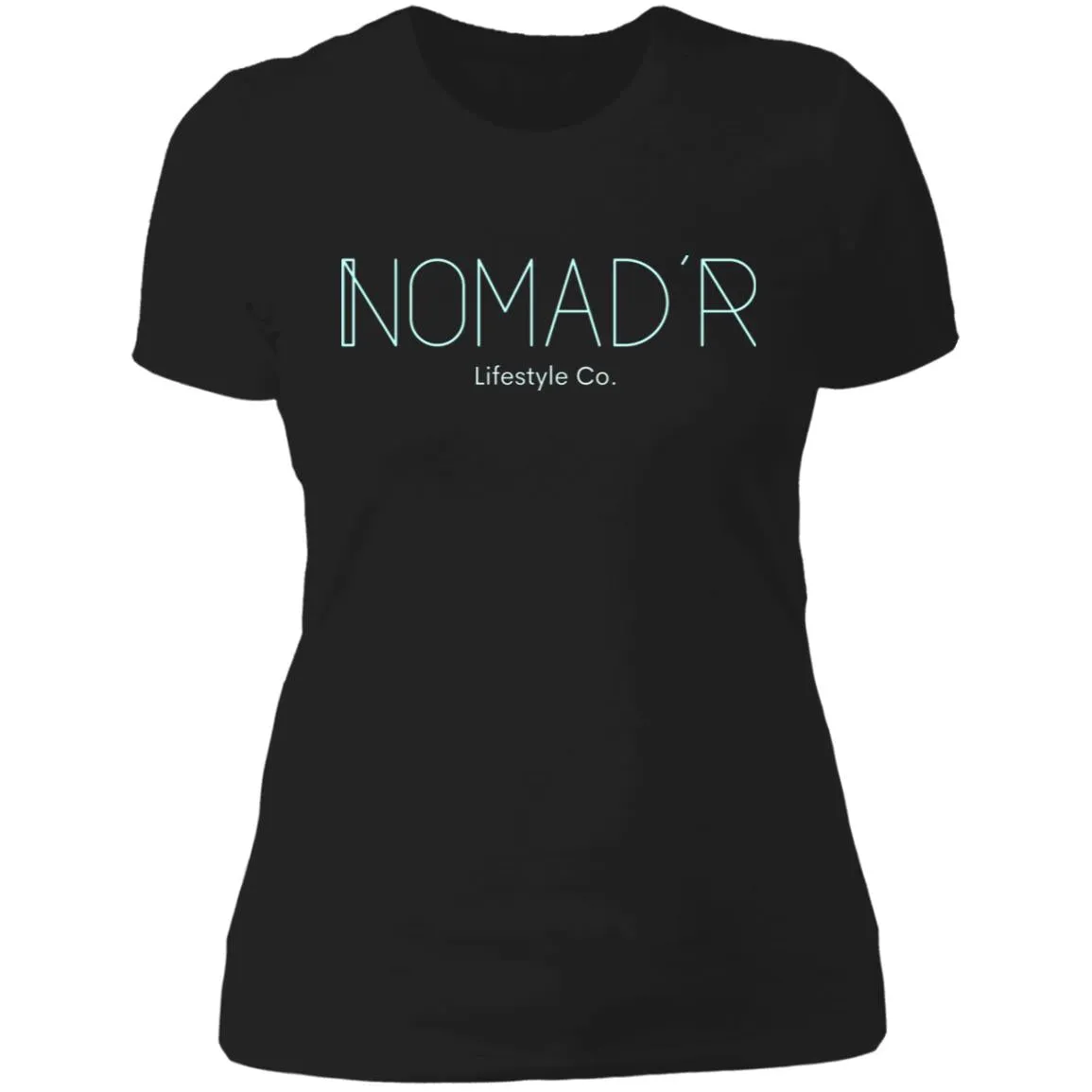 "NOMAD'R- AQUA" Ladies' Boyfriend T-Shirt