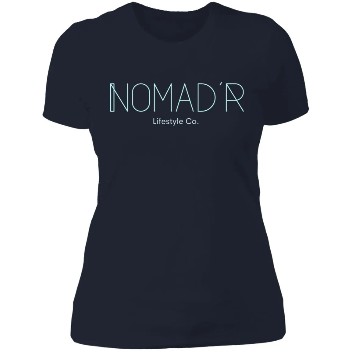 "NOMAD'R- AQUA" Ladies' Boyfriend T-Shirt