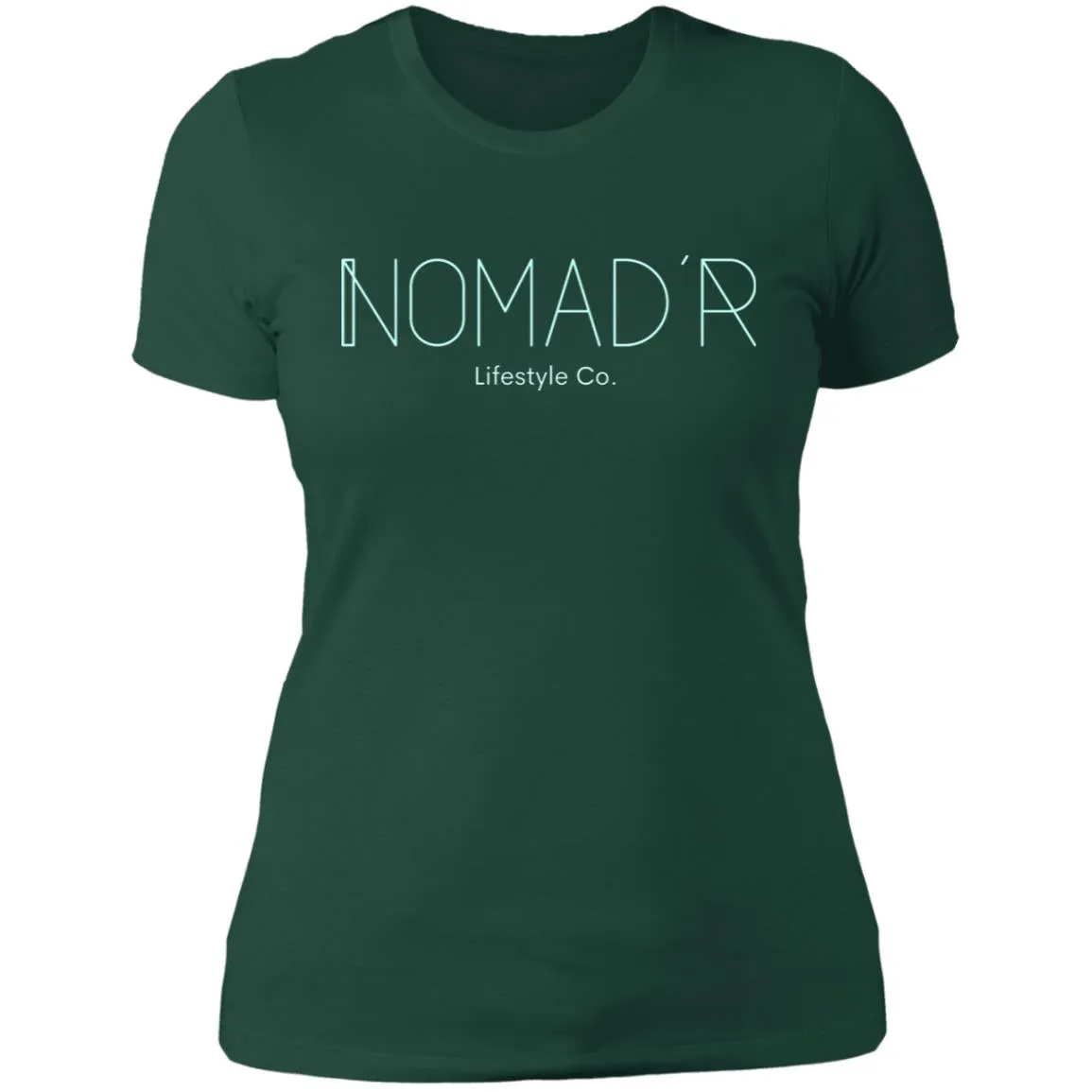 "NOMAD'R- AQUA" Ladies' Boyfriend T-Shirt