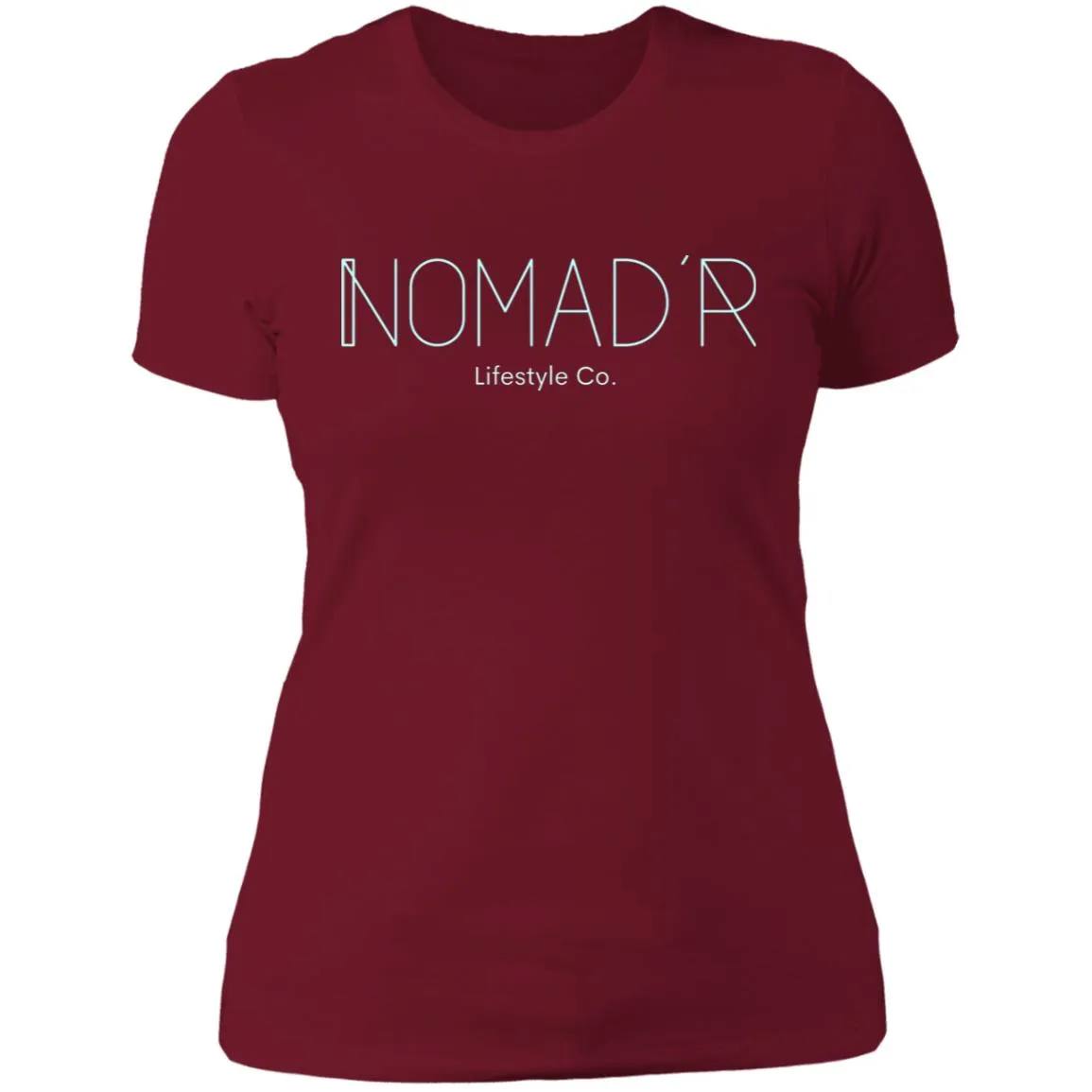 "NOMAD'R- AQUA" Ladies' Boyfriend T-Shirt