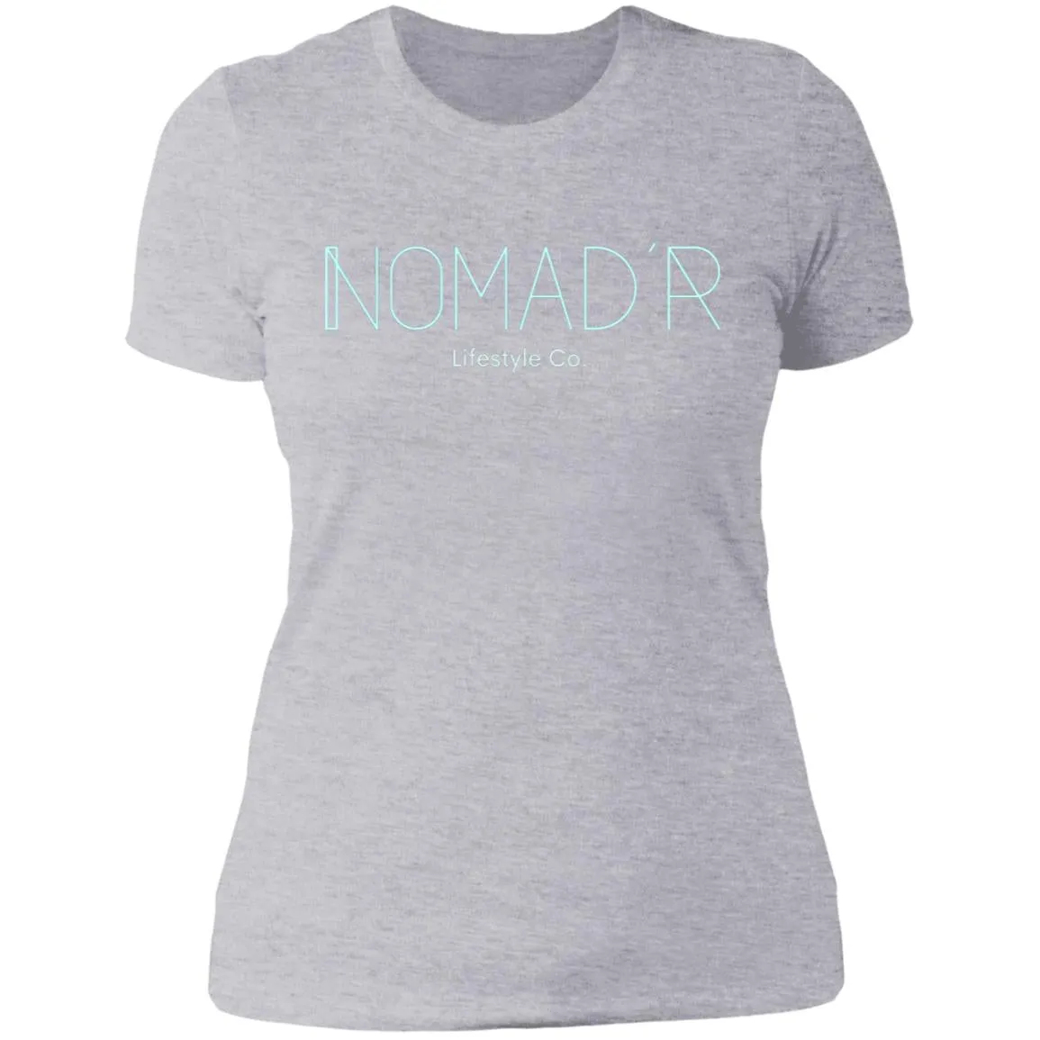 "NOMAD'R- AQUA" Ladies' Boyfriend T-Shirt