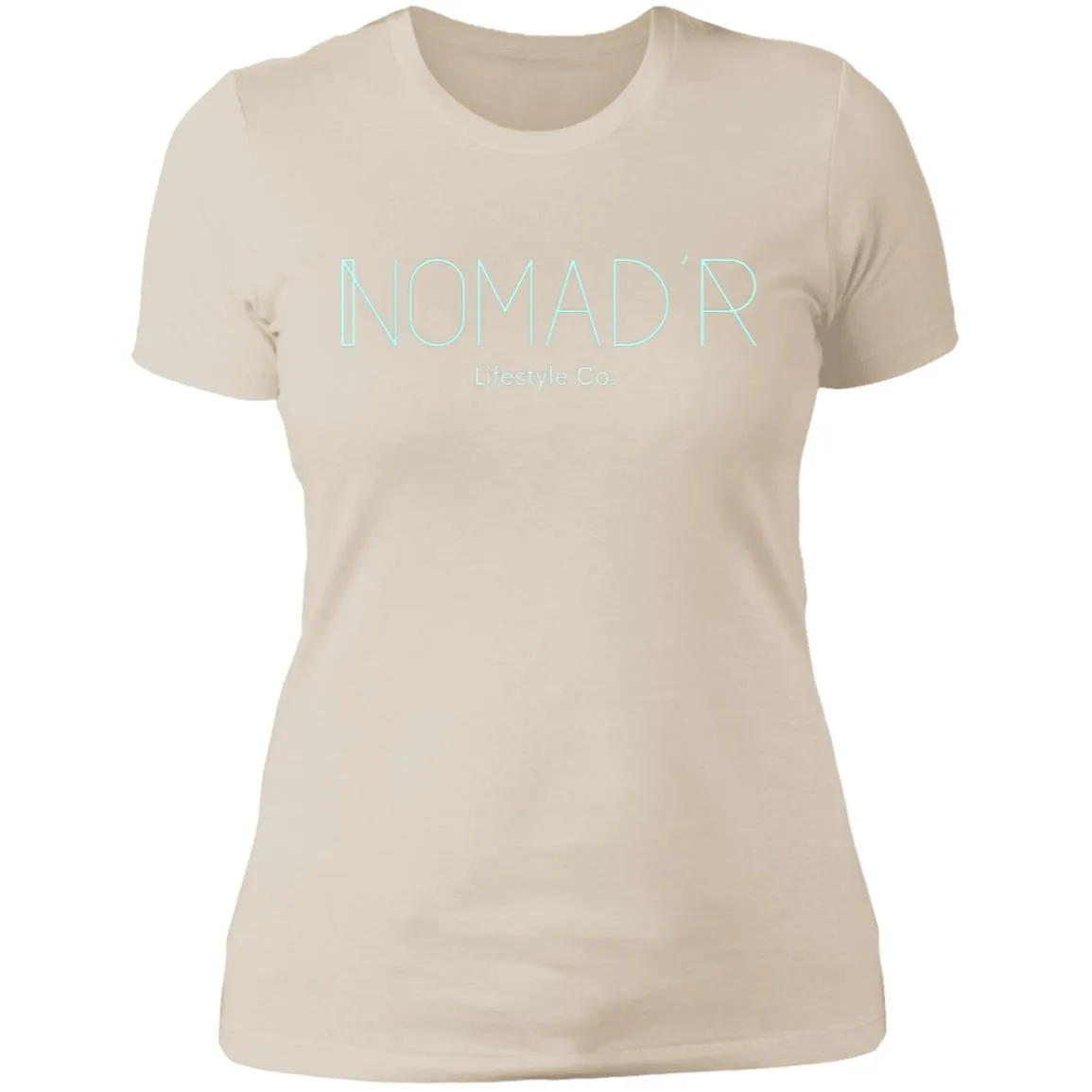 "NOMAD'R- AQUA" Ladies' Boyfriend T-Shirt