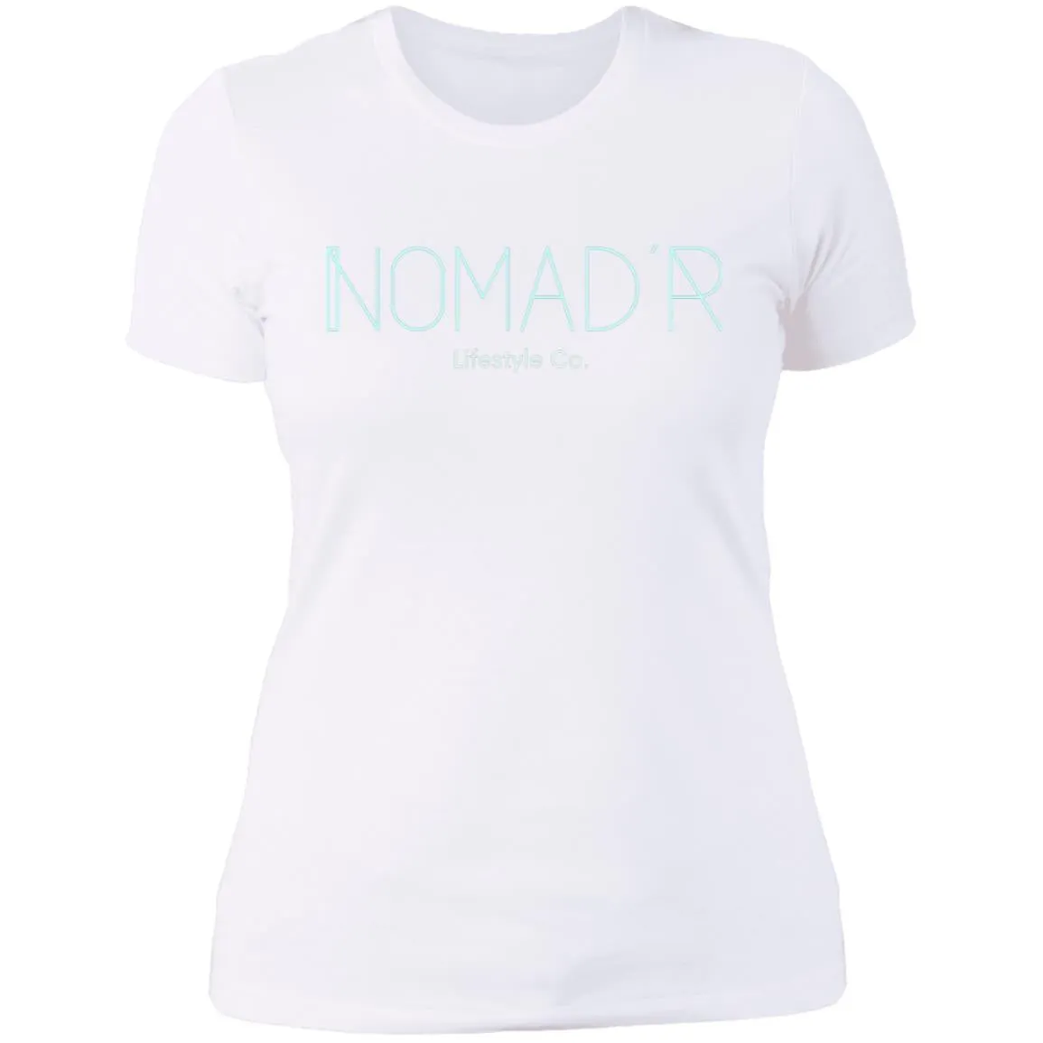 "NOMAD'R- AQUA" Ladies' Boyfriend T-Shirt