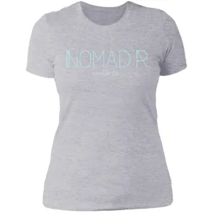"NOMAD'R- AQUA" Ladies' Boyfriend T-Shirt