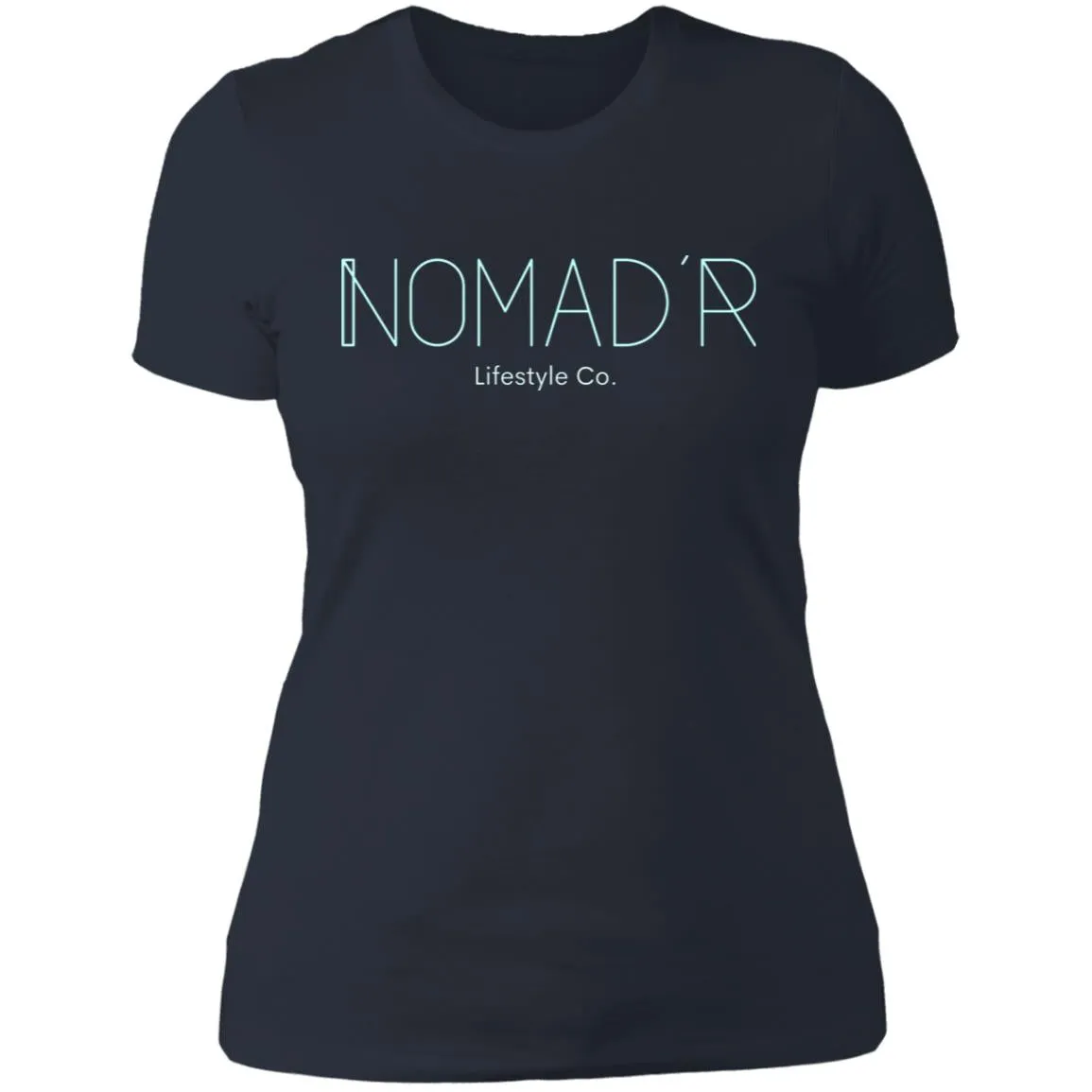 "NOMAD'R- AQUA" Ladies' Boyfriend T-Shirt