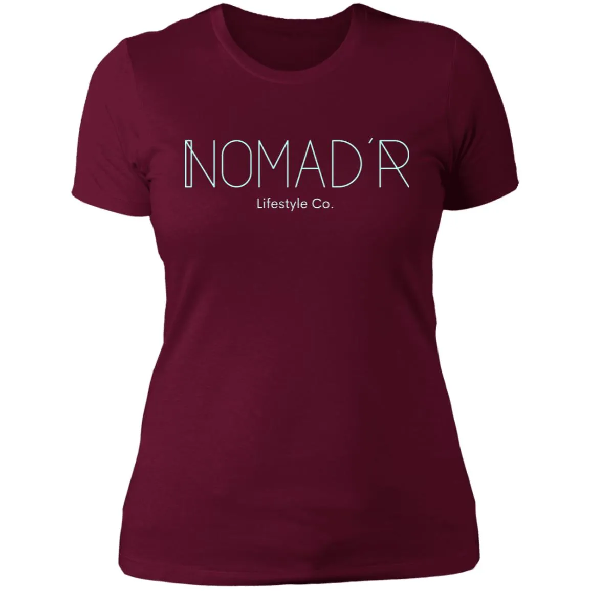 "NOMAD'R- AQUA" Ladies' Boyfriend T-Shirt