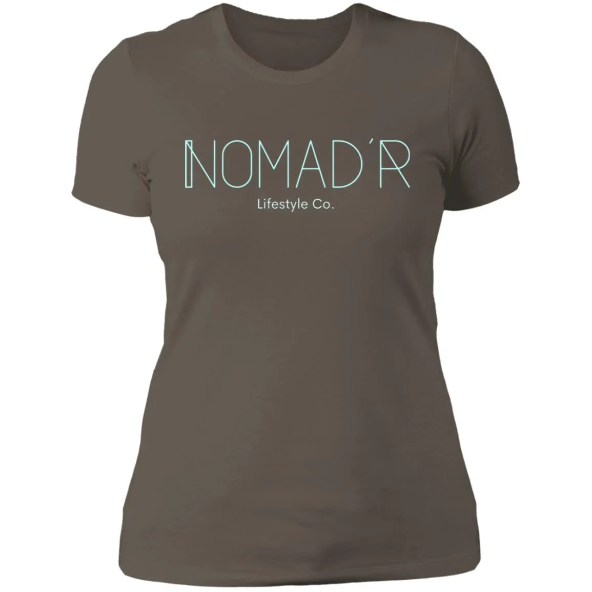 "NOMAD'R- AQUA" Ladies' Boyfriend T-Shirt