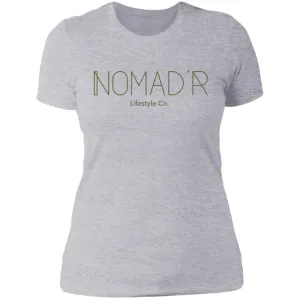 "NOMAD'R- OLIVE" Ladies' Boyfriend T-Shirt