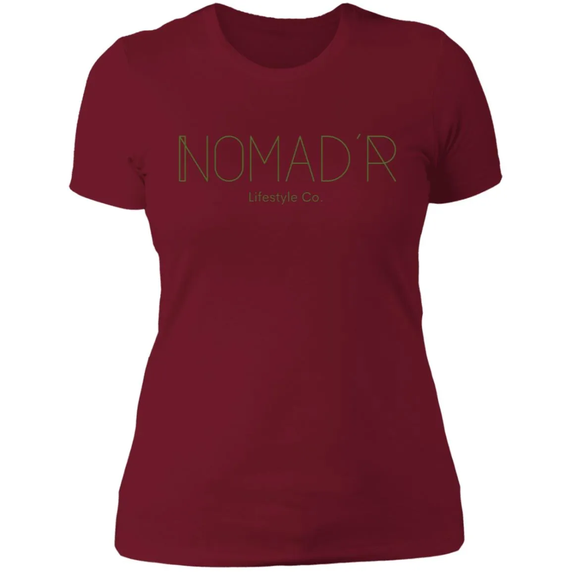 "NOMAD'R- OLIVE" Ladies' Boyfriend T-Shirt
