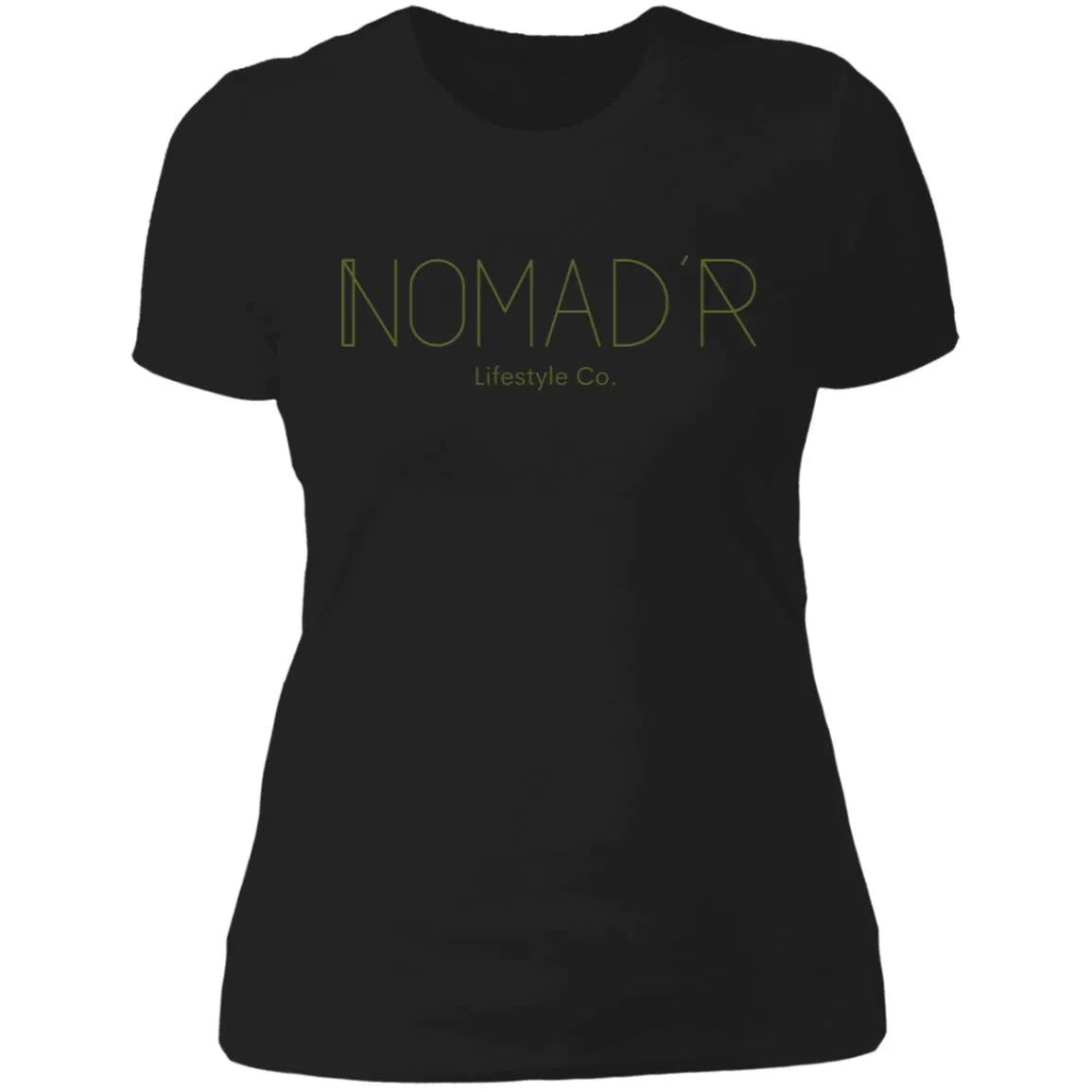 "NOMAD'R- OLIVE" Ladies' Boyfriend T-Shirt