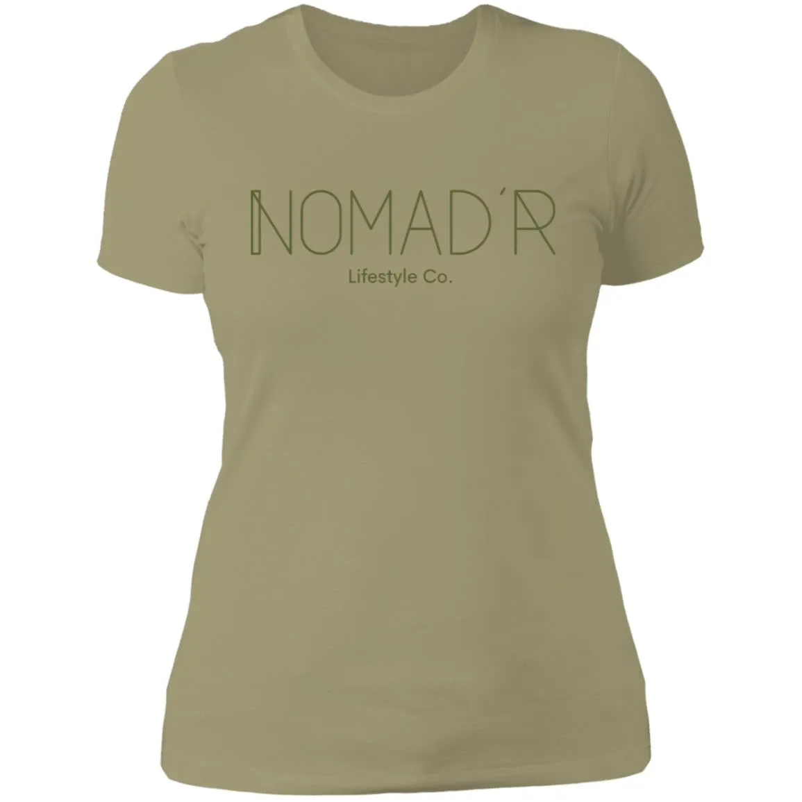 "NOMAD'R- OLIVE" Ladies' Boyfriend T-Shirt