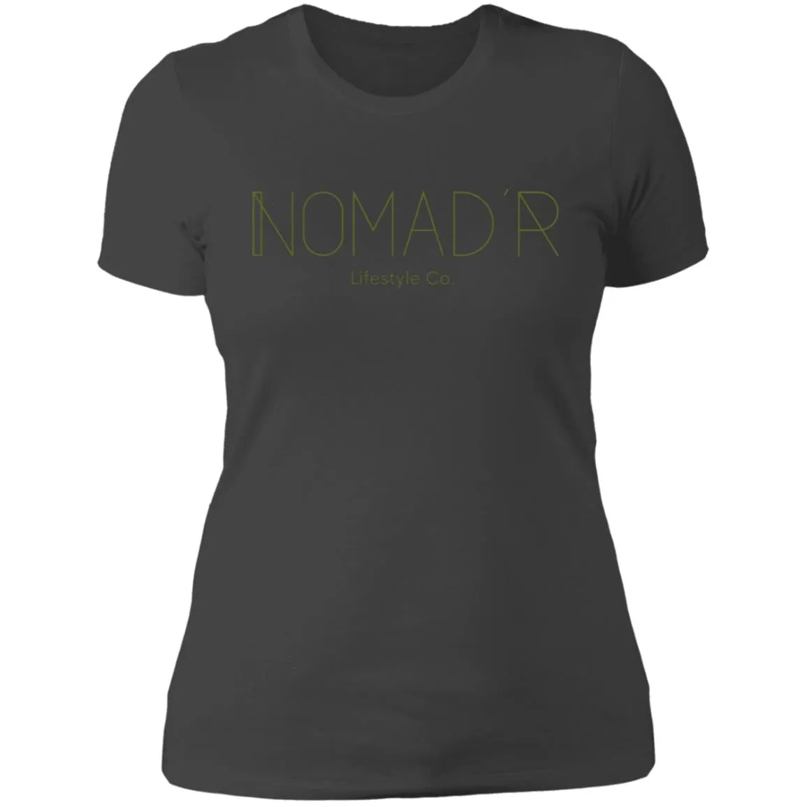 "NOMAD'R- OLIVE" Ladies' Boyfriend T-Shirt