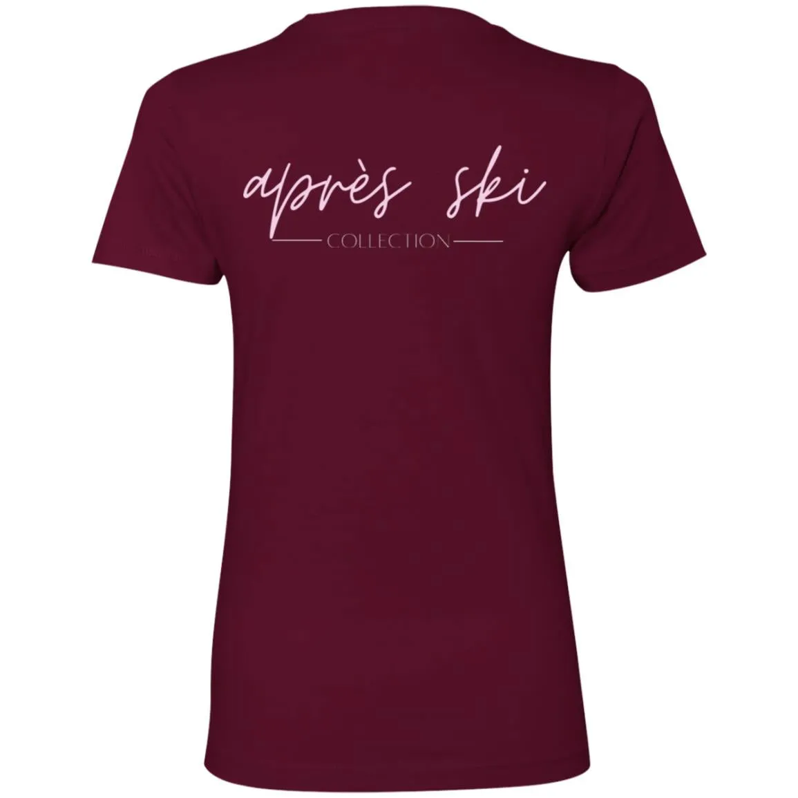 "Small Mountain- PINK" Ladies' Boyfriend T-Shirt