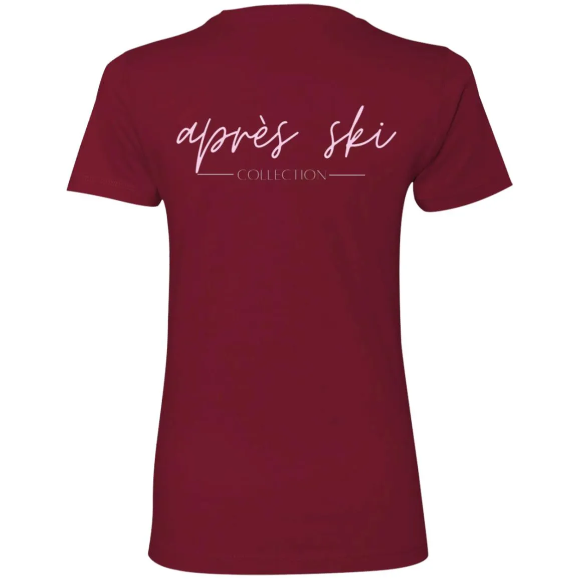 "Small Mountain- PINK" Ladies' Boyfriend T-Shirt