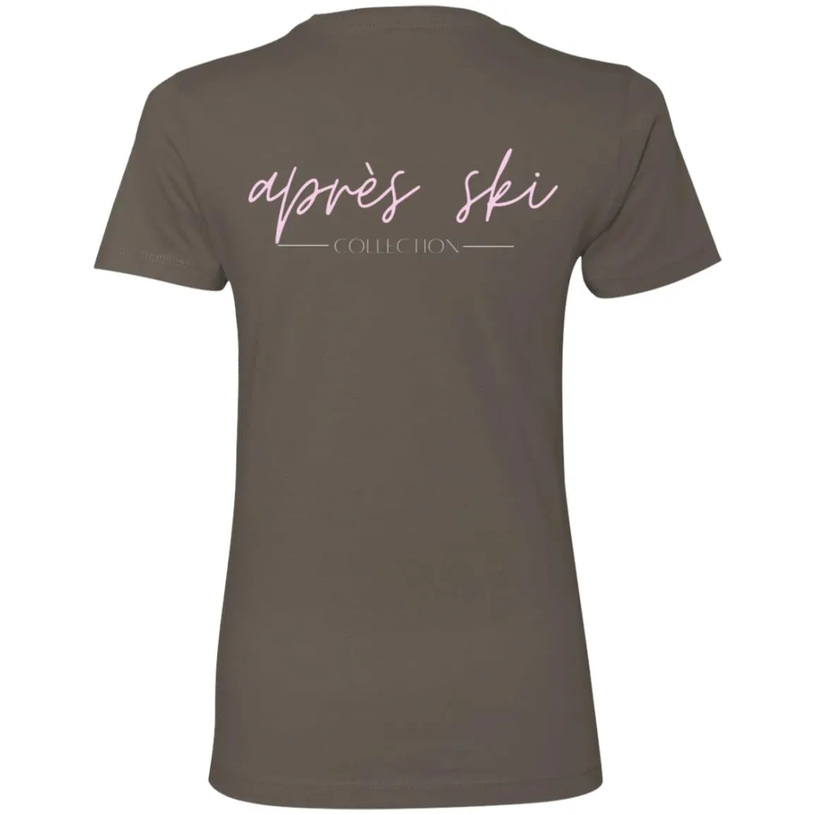 "Small Mountain- PINK" Ladies' Boyfriend T-Shirt