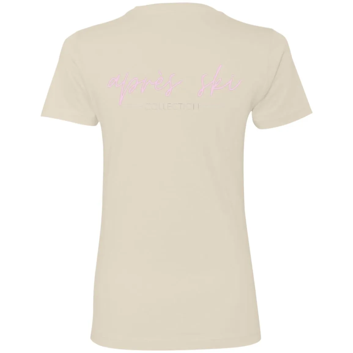 "Small Mountain- PINK" Ladies' Boyfriend T-Shirt