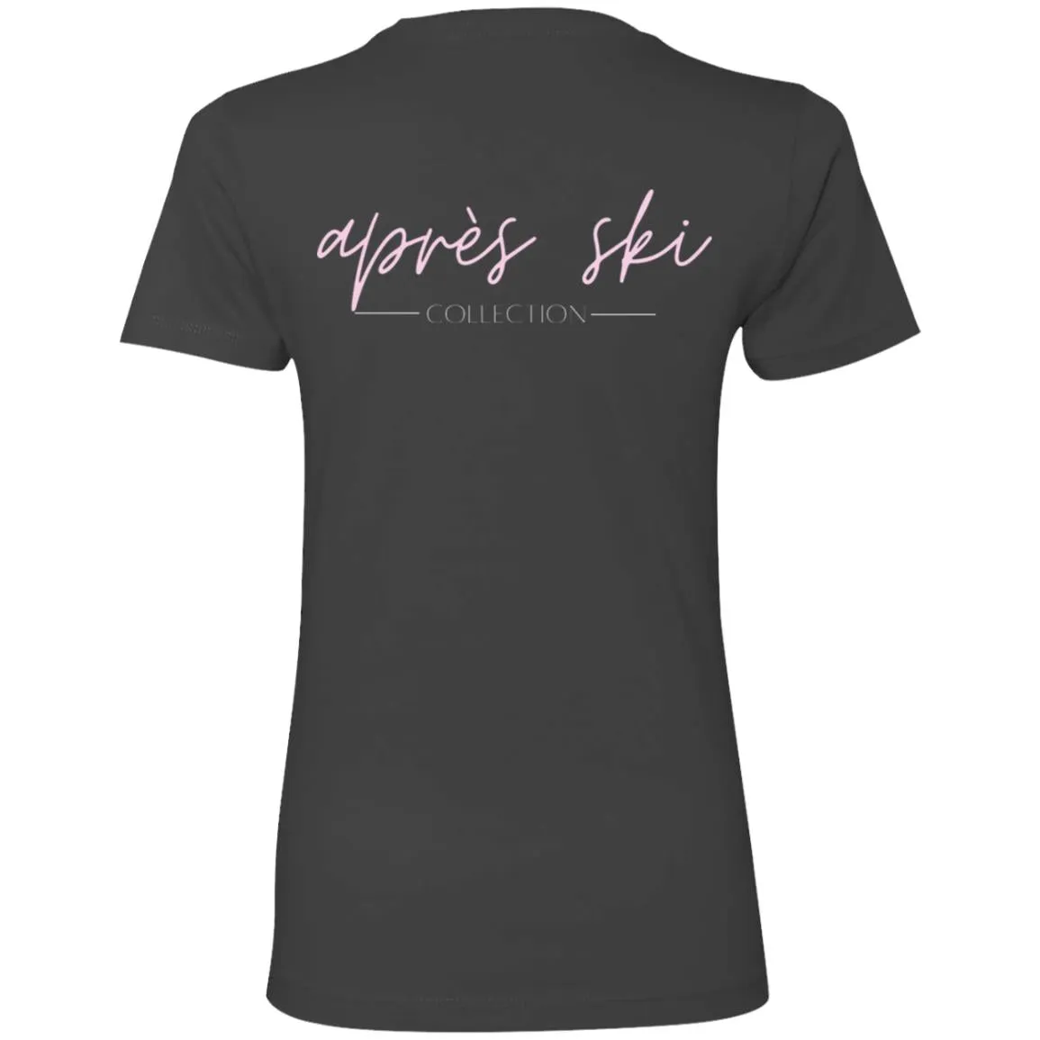 "Small Mountain- PINK" Ladies' Boyfriend T-Shirt