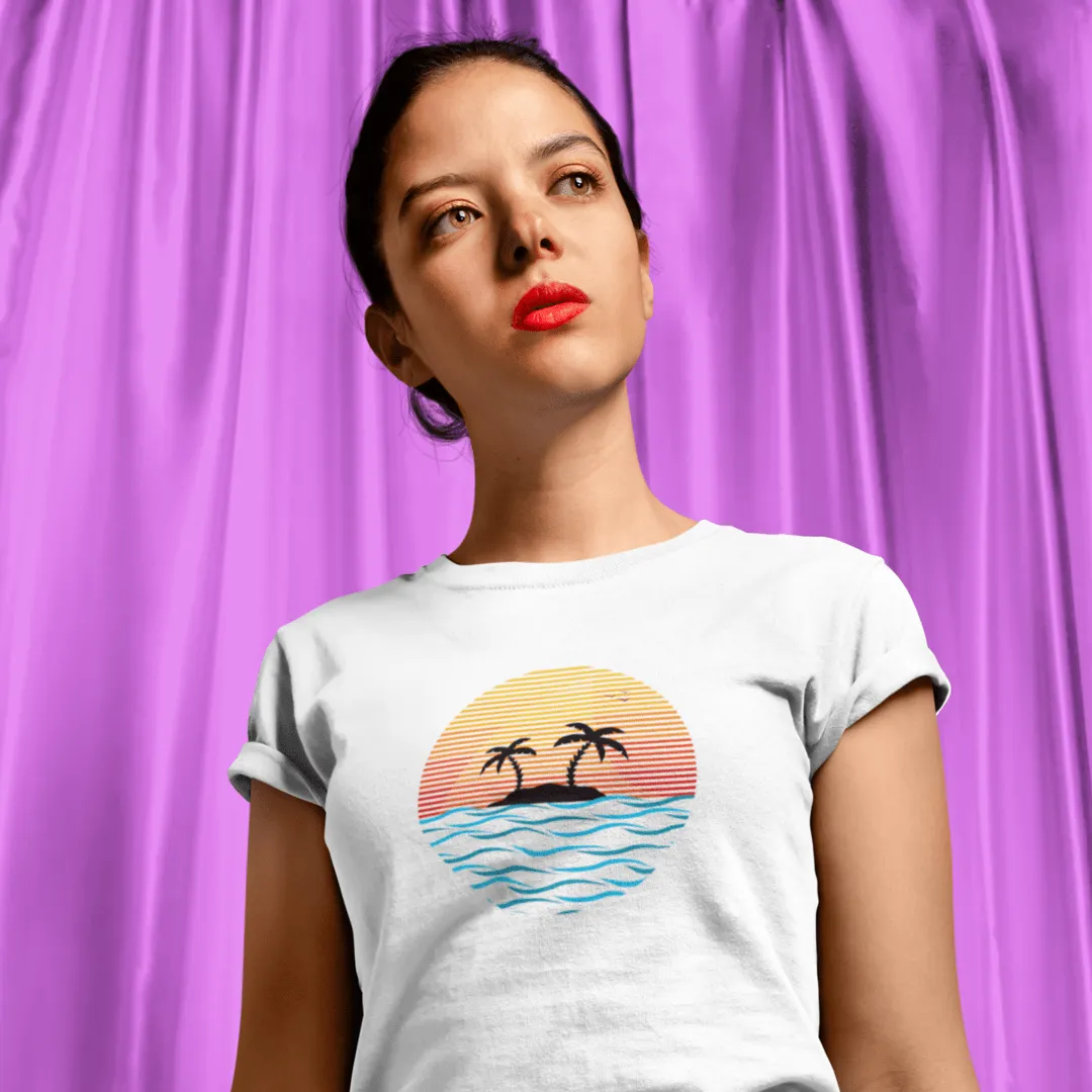 "Sunset"  Custom T-Shirt for Women