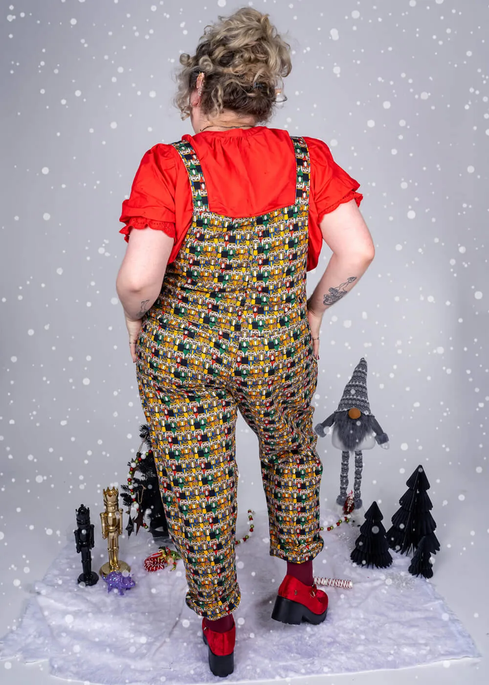 Run & Fly Nutcracker Christmas Dungarees Multi