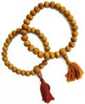 Sandalwood Wrist Mala, Women's - OUT OF STOCK