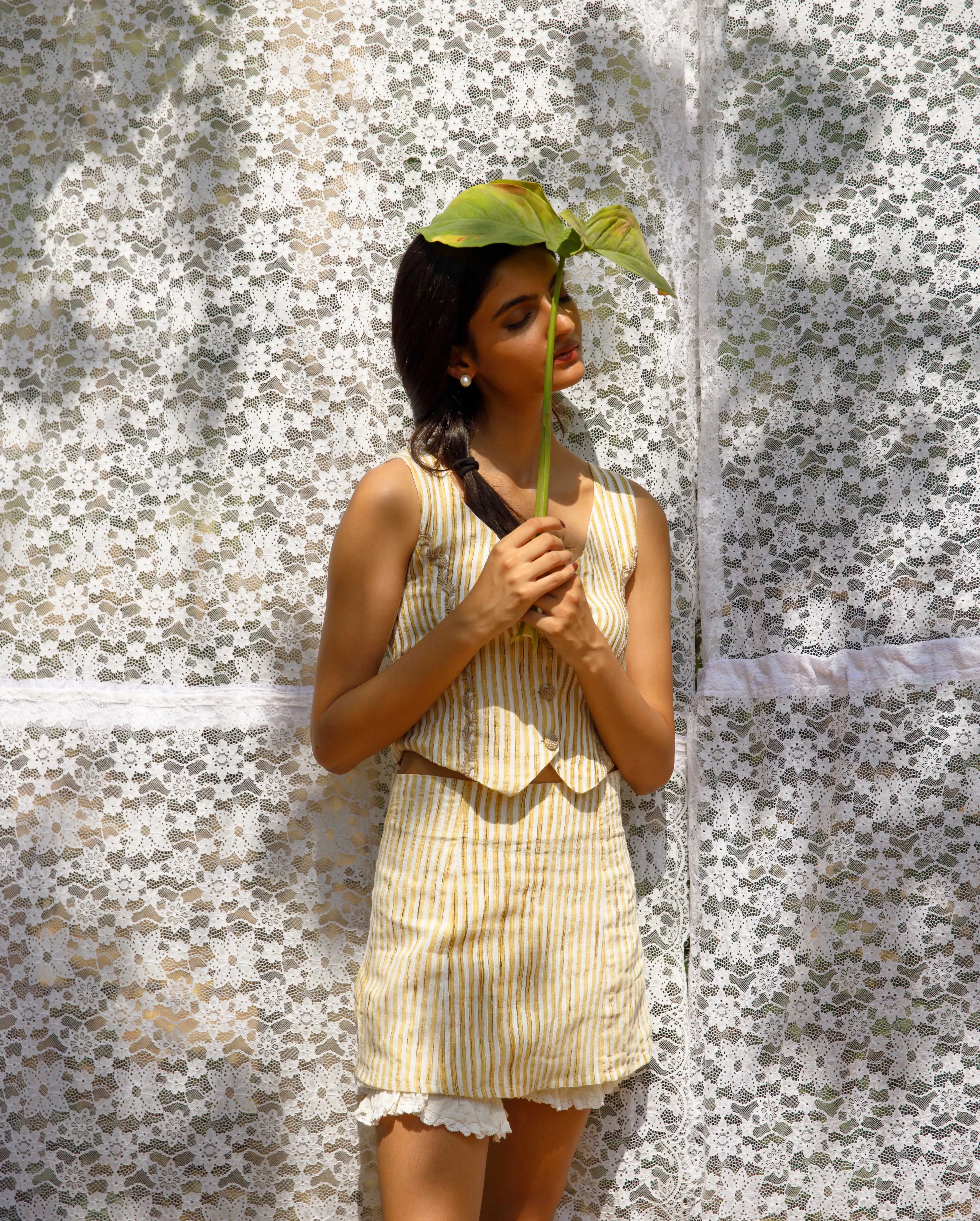 Sanj | Laced Bloomer Skirt
