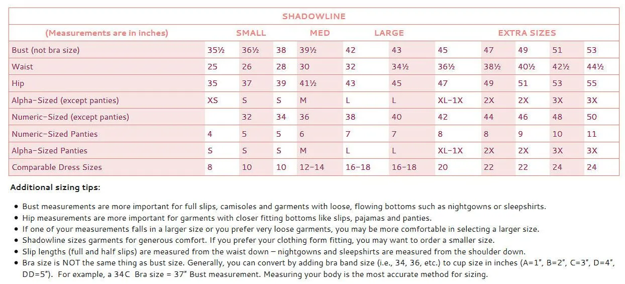 Shadowline Nightgown Long Lace Bodice Silhouette Style 31737