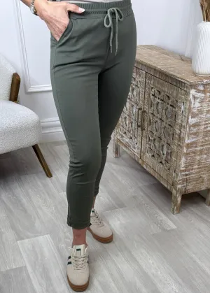 Sigala Green Chino Joggers