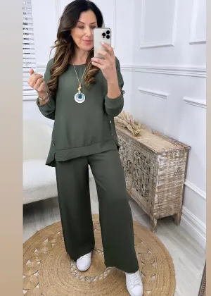 Sinead Khaki Oversized Set