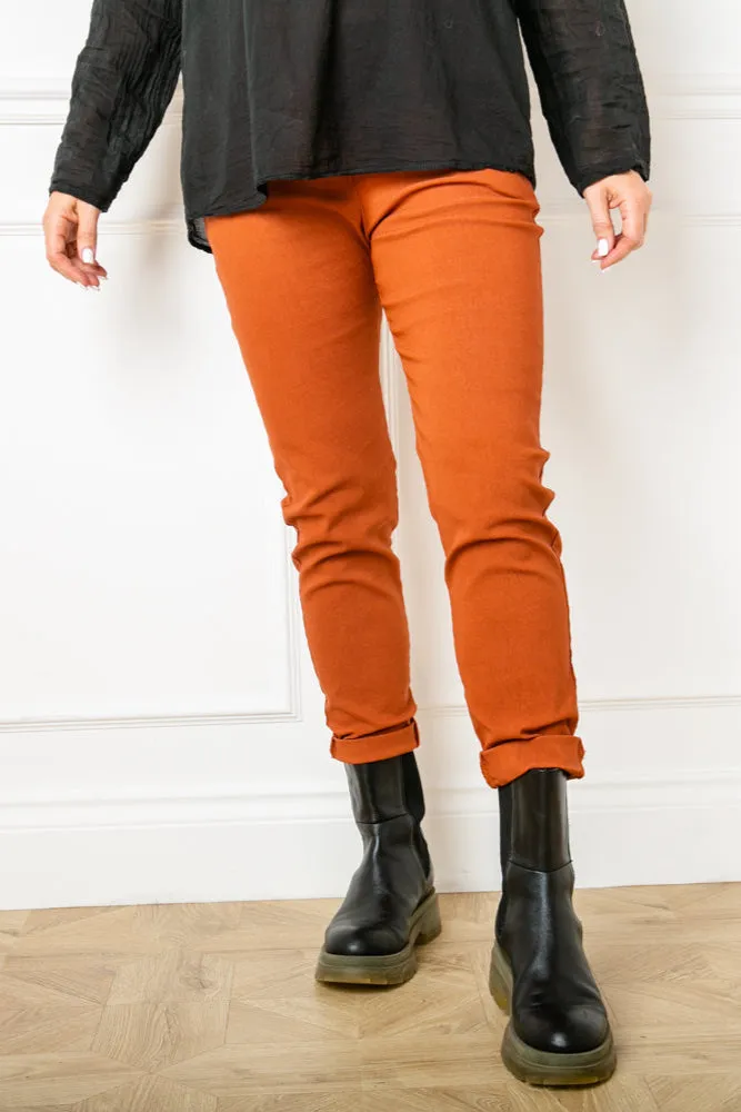 Slim Fit Stretch Trousers