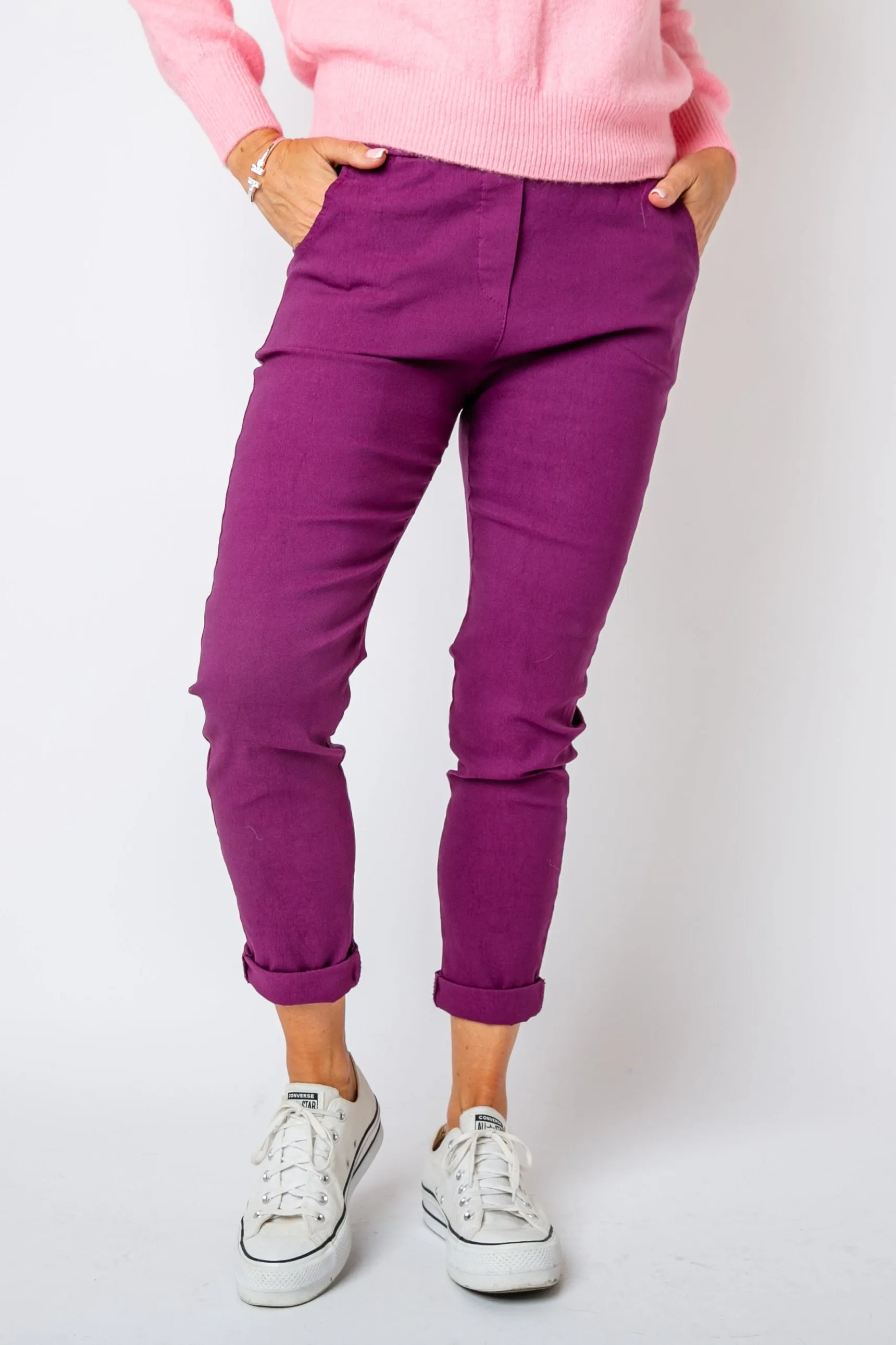 Slim Fit Stretch Trousers