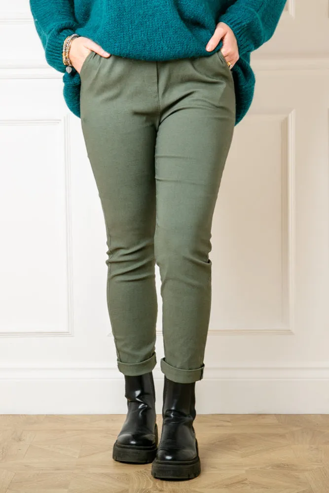 Slim Fit Stretch Trousers