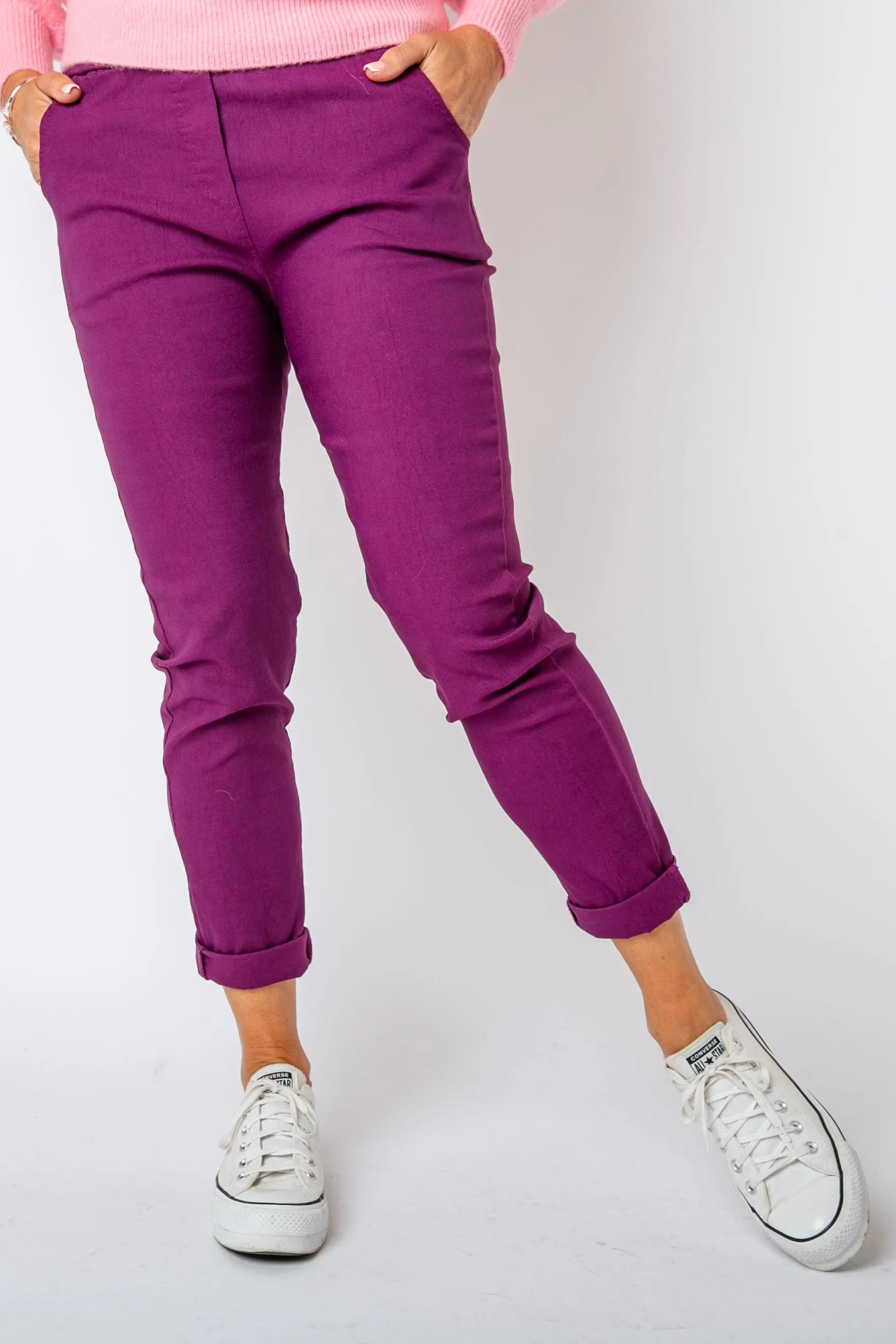 Slim Fit Stretch Trousers