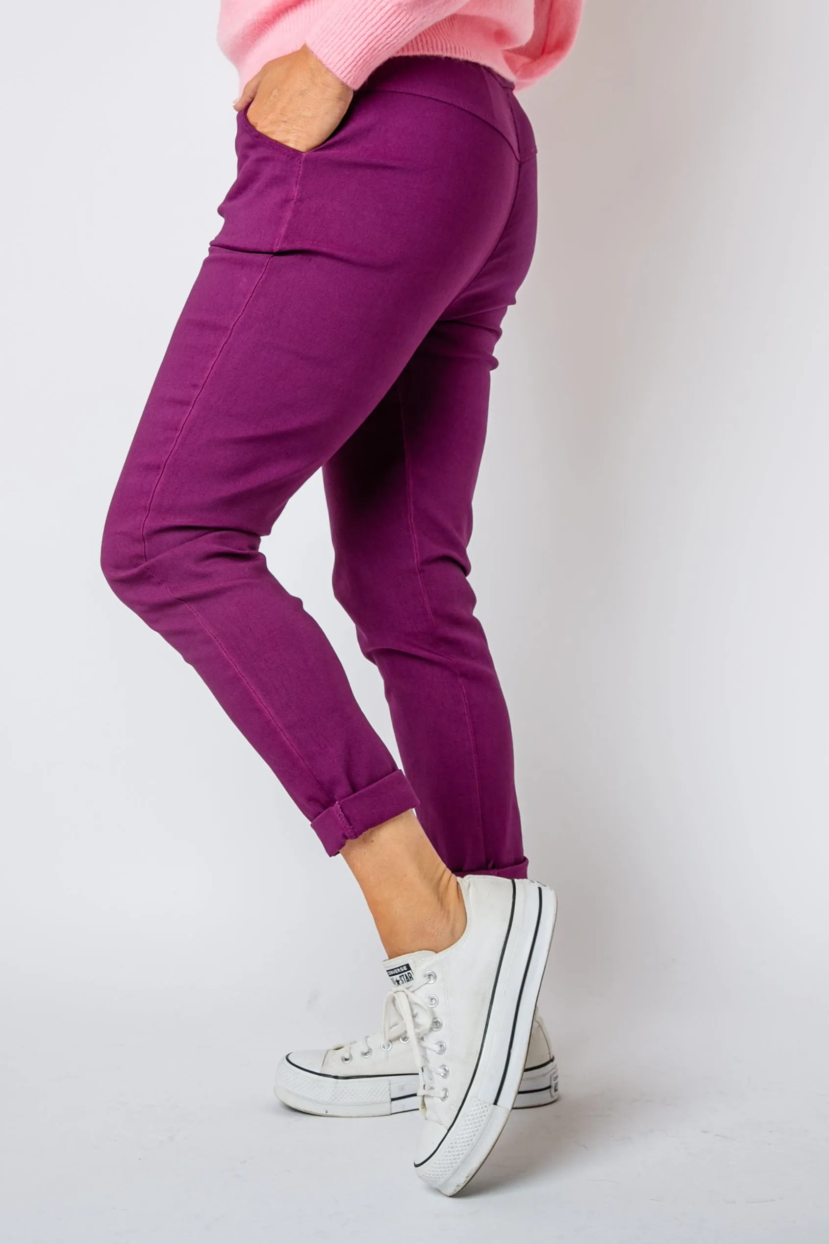 Slim Fit Stretch Trousers