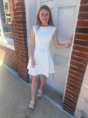 So Ladylike Dress: White