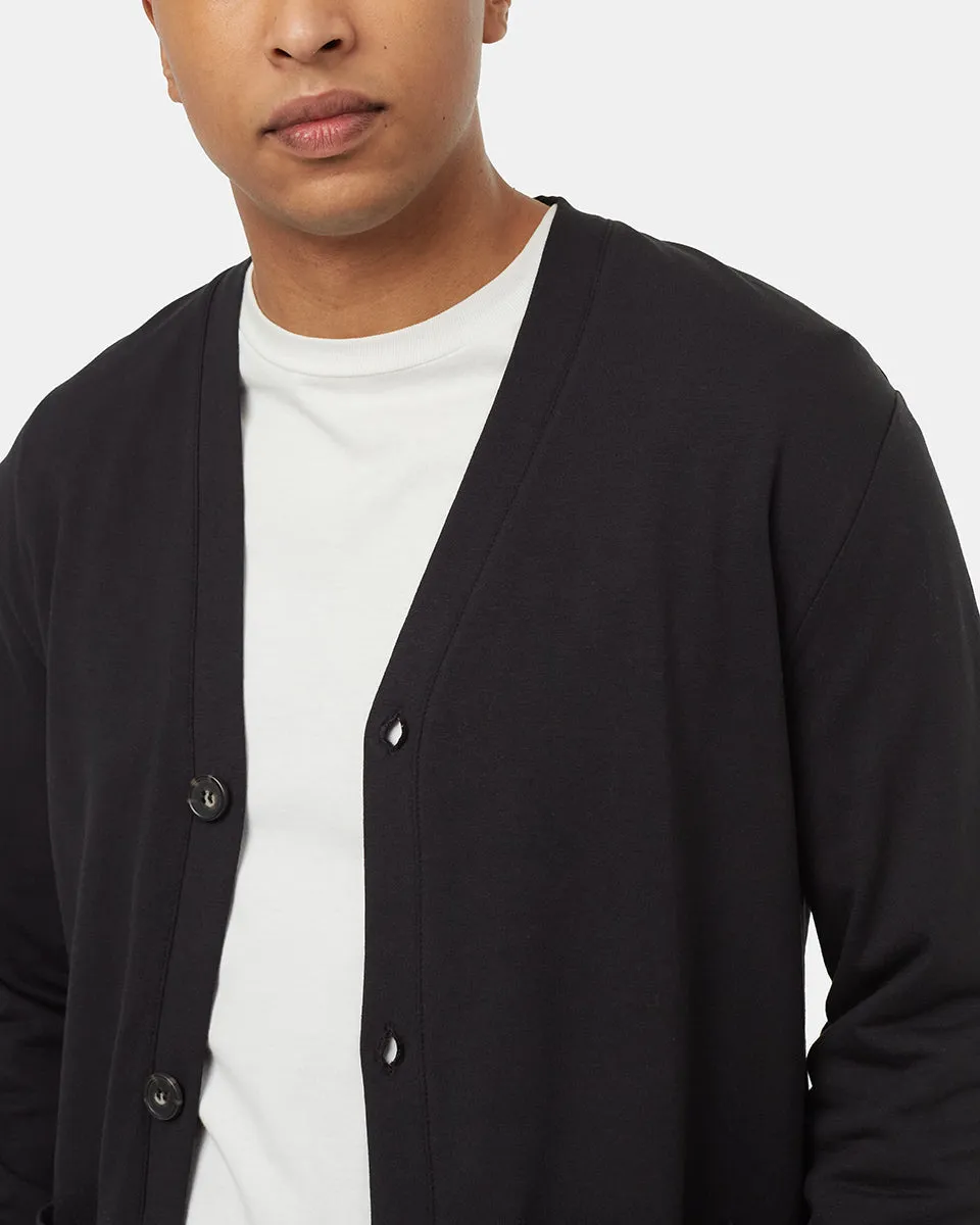 SoftTerry Light Button Front Cardigan