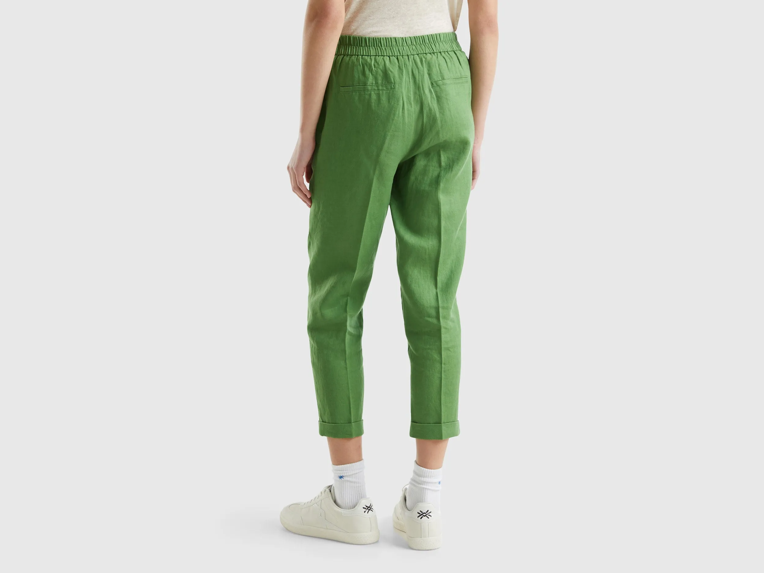 Solid Regular Fit Trousers