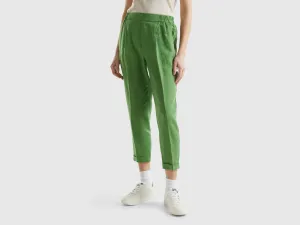 Solid Regular Fit Trousers