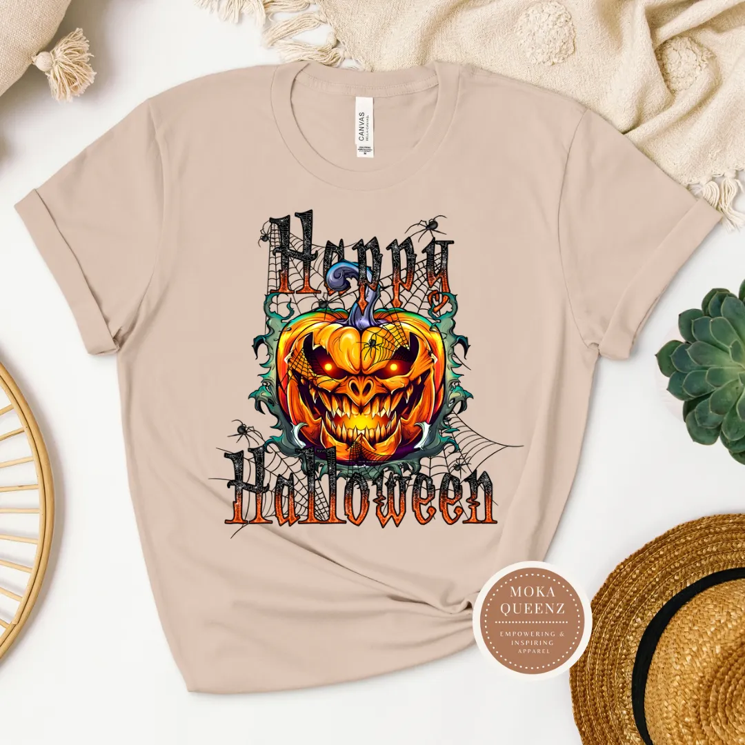 Spooky Halloween Pumpkin T Shirt