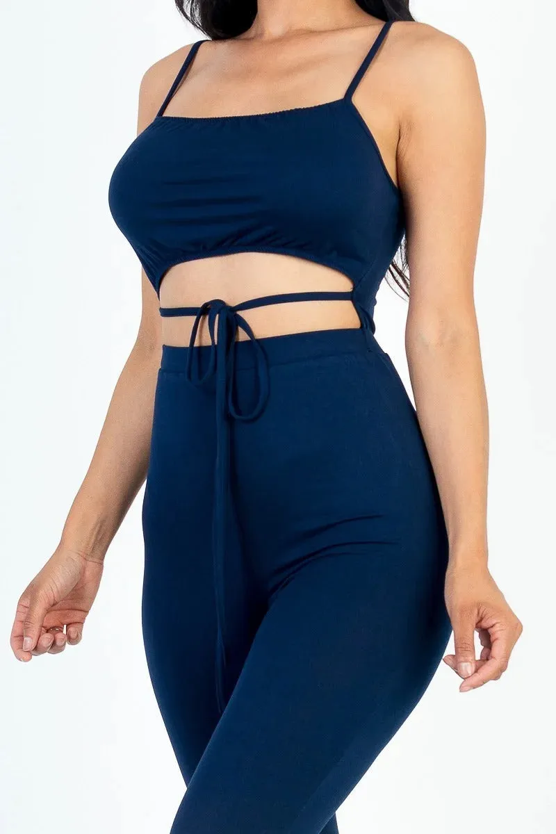 StretchySoft Front Cut Out Jumpsuit