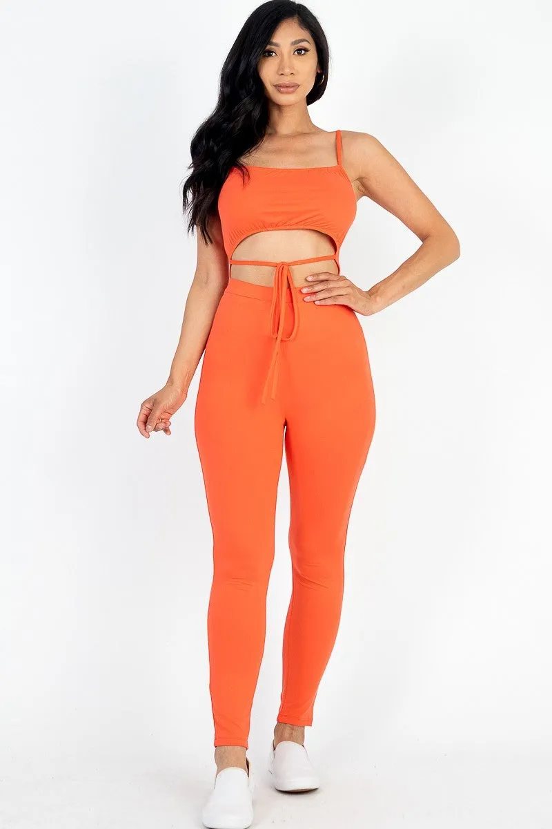 StretchySoft Front Cut Out Jumpsuit