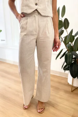 Striped Linen Trousers