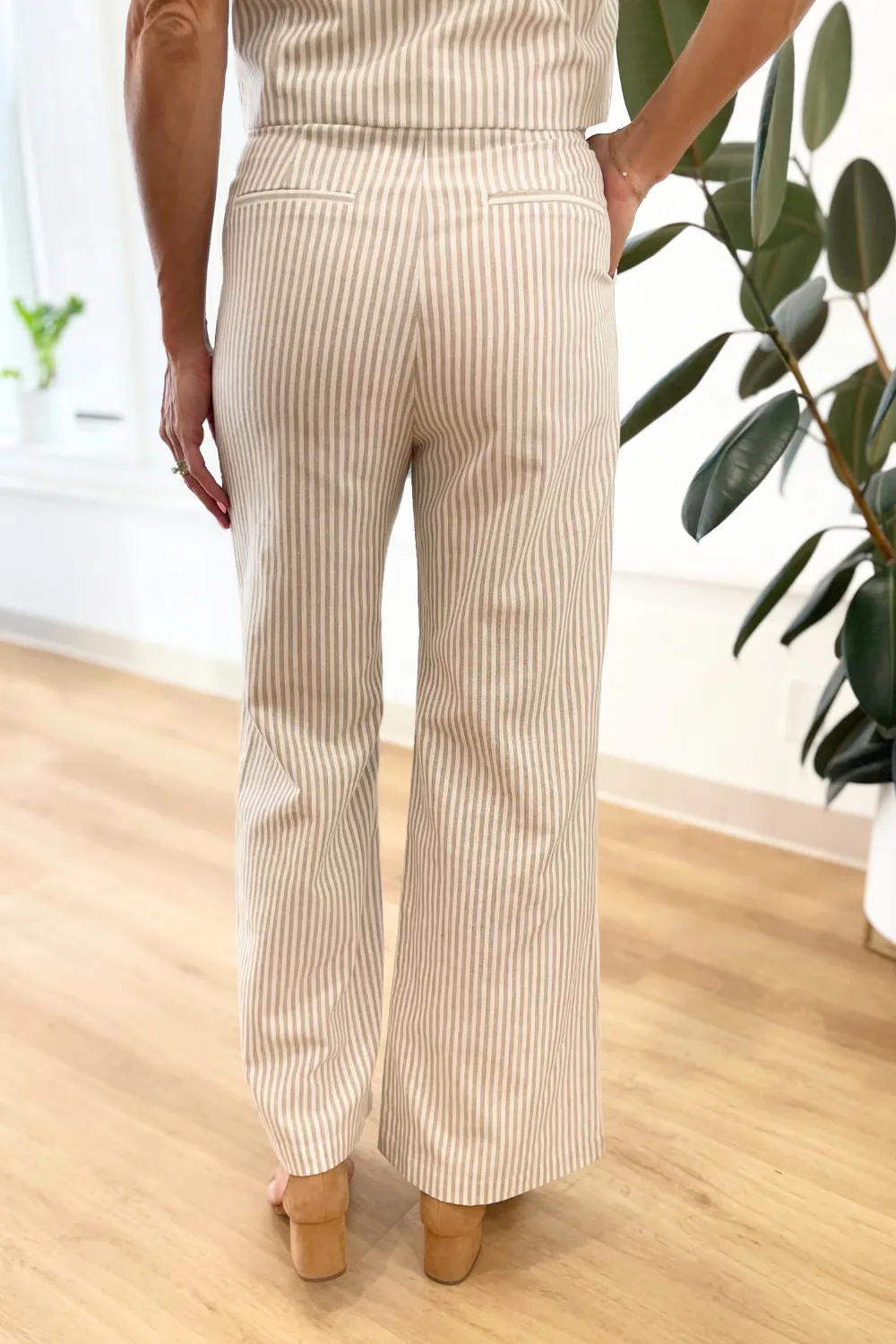 Striped Linen Trousers