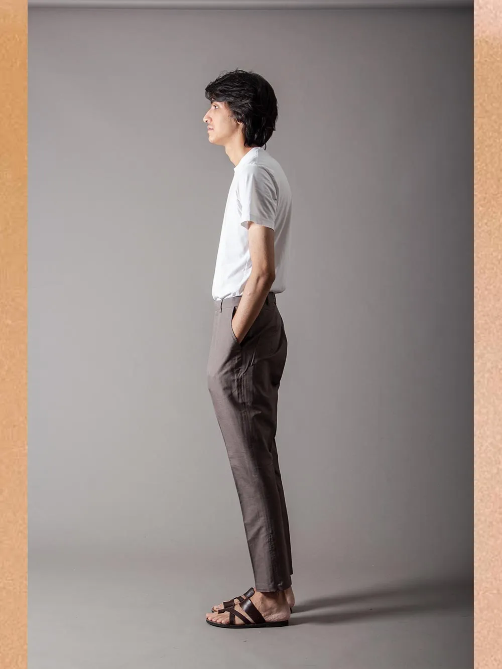 SUKETDHIR   I   SD Jodhpuri Trouser | Cotton Linen | Mushroom